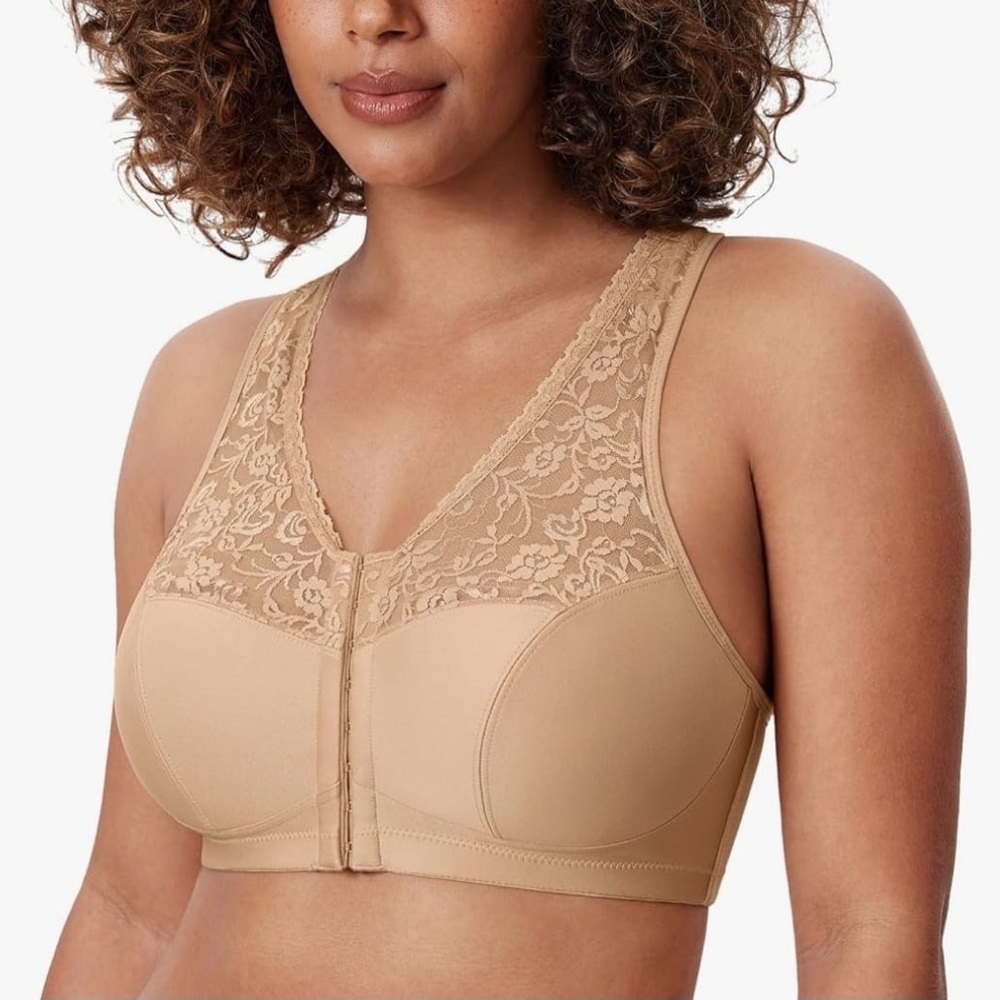 Elegant Lace Tan Bra